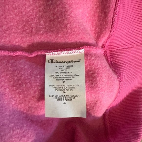 Champion pink ombré sweatshirt XL. NWT❣️ - Picture 4 of 5